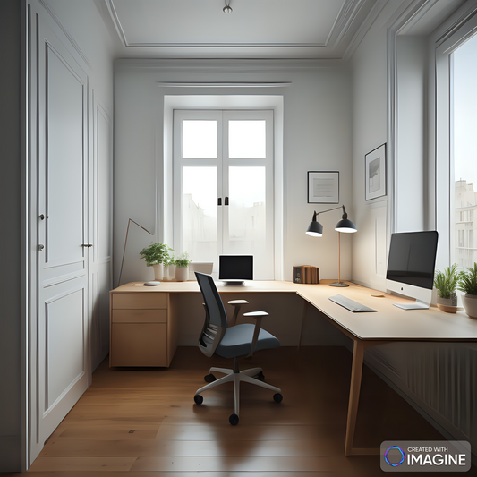 Atmosphère Chic - teletravail amenagement d'un bureau à la maison