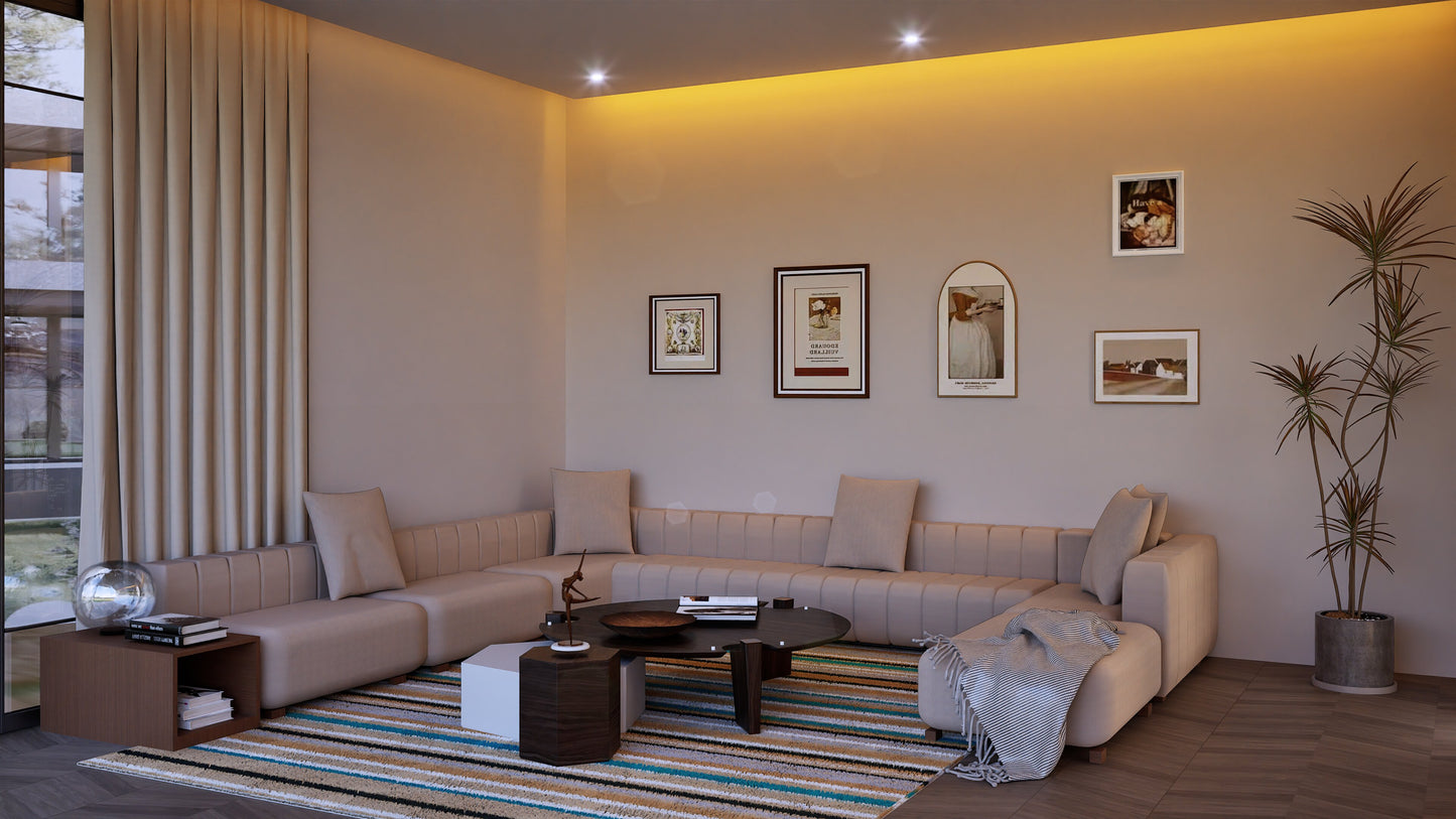 Canapé Panoramique Ultra-confortable et Spacieux - Minotti