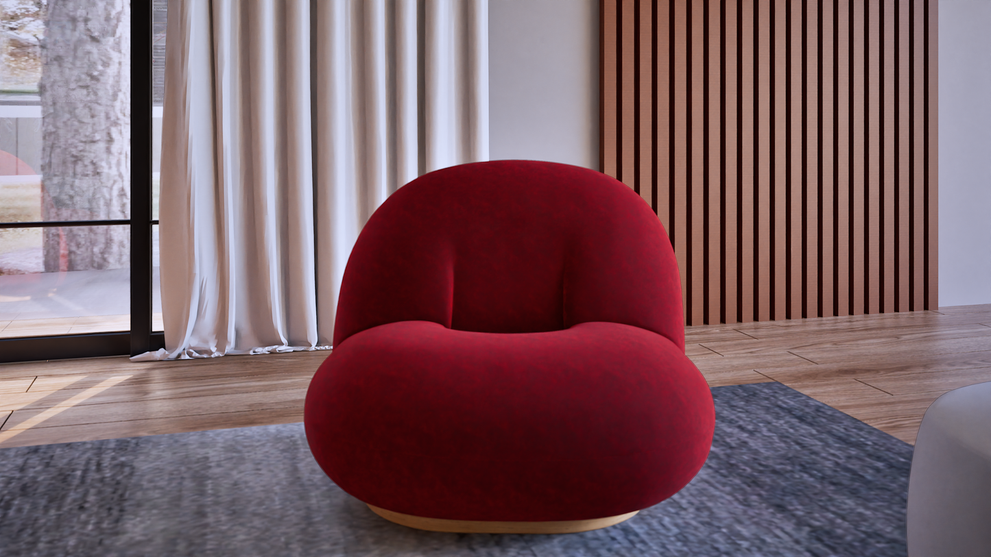 Fauteuil Luxueux et Rembourré - Pacha