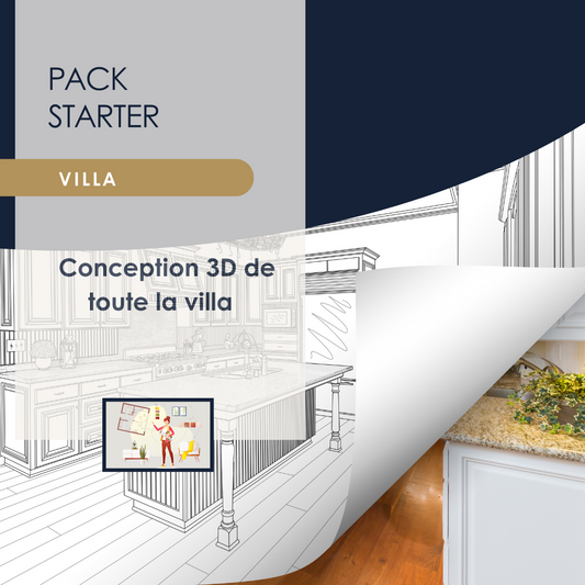 Conception 3D Pack Start Villa entière
