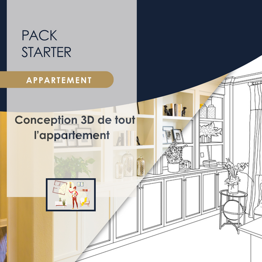 Conception 3D Pack Starter: Appartement entier