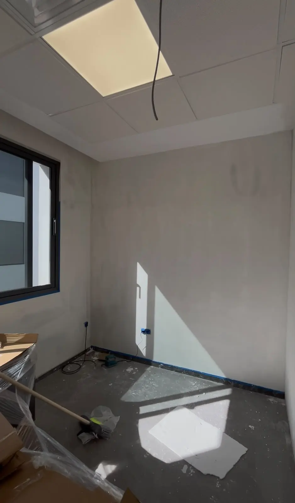 Le futur bureau de direction, avant aménagement