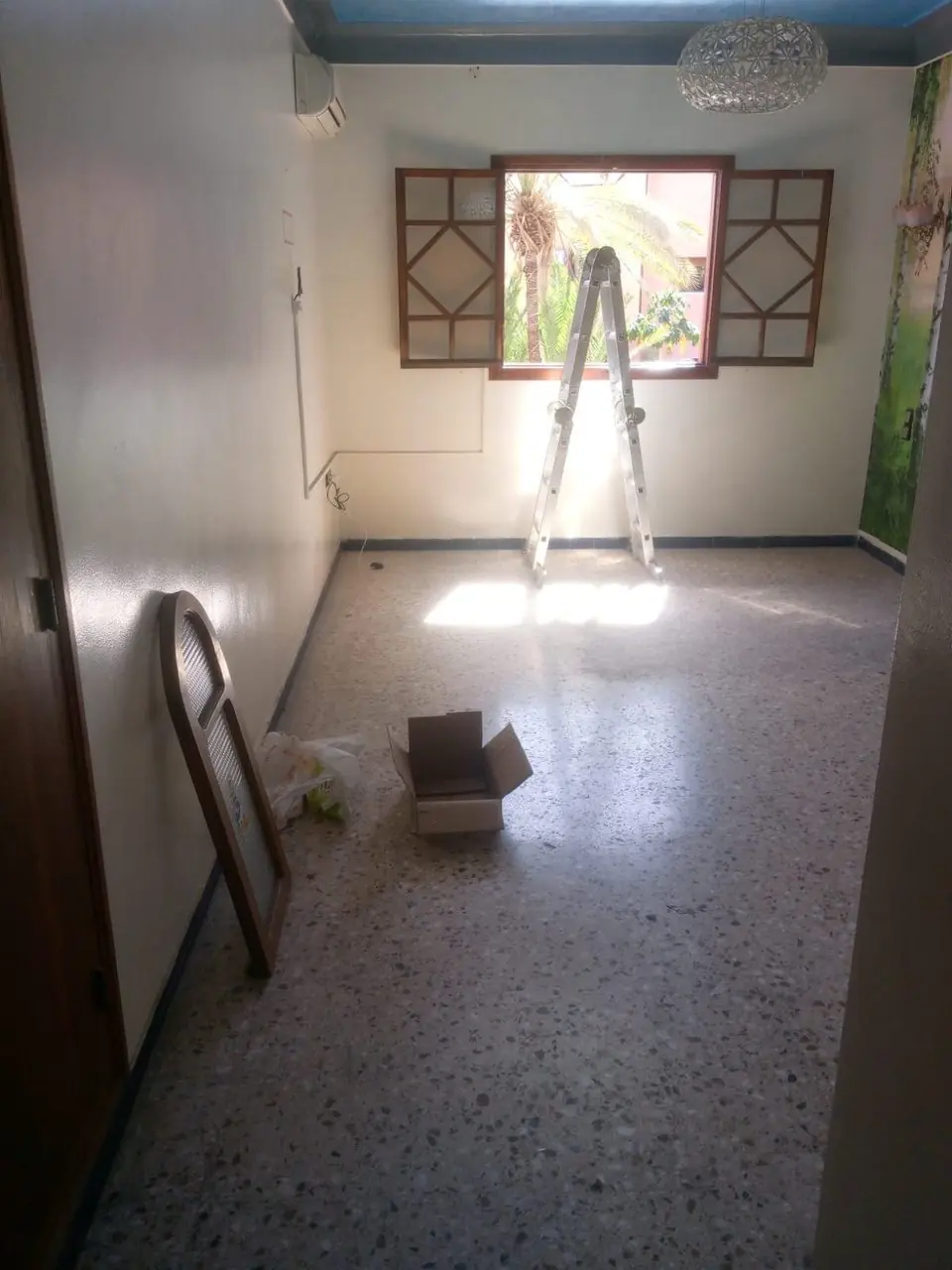 Chambre avant rénovation, villa à Marrakech