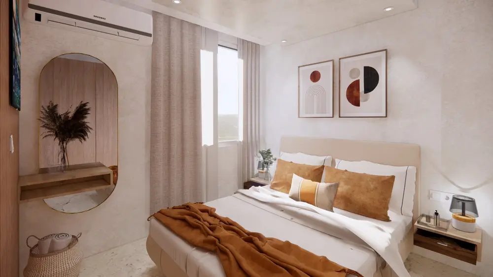 Chambre du studio (rendu 3D)