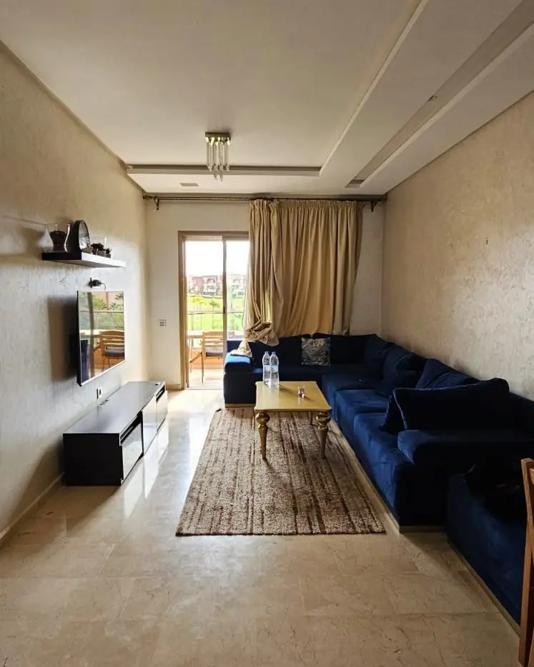 Séjour d'un appartement à Marrakech, avant